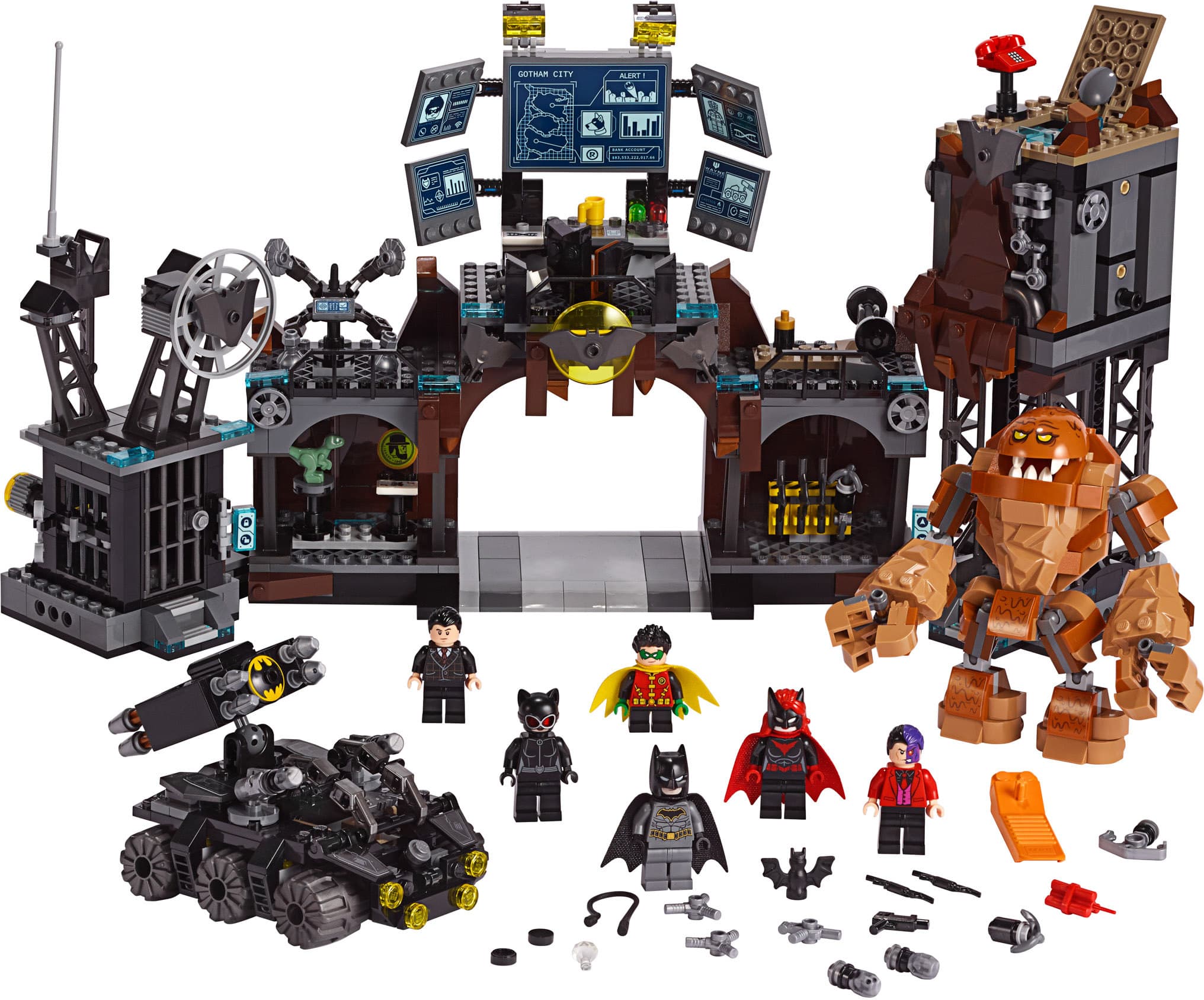 Batcave Clayface Invasion